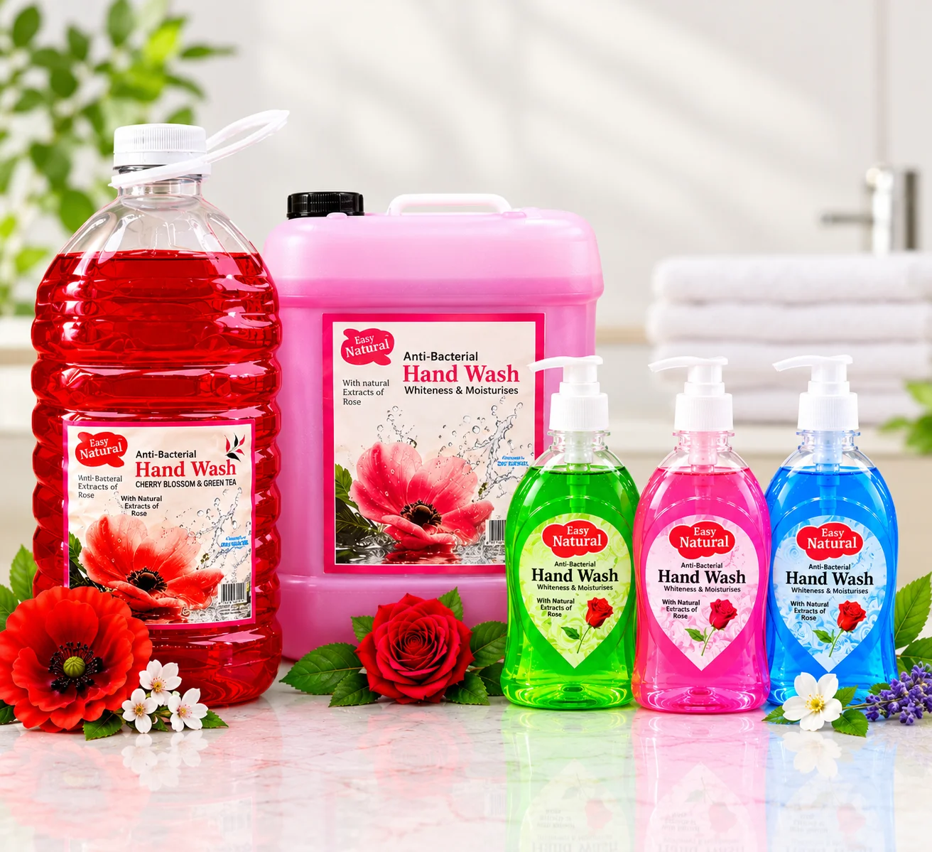 Hand wash 500ml , 5liter