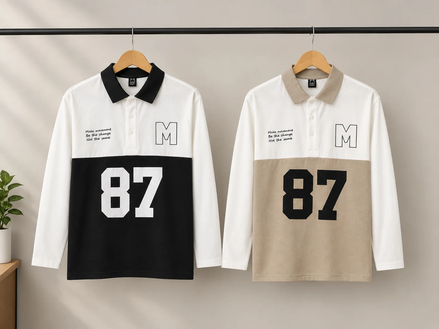 87 Color Block Long Sleeve Polo Shirt 👕🔥 wholesale product on DirectStock Pakistan